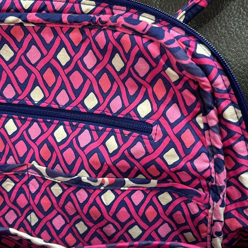 Vera Bradley Turnlock satchel in katalina pink